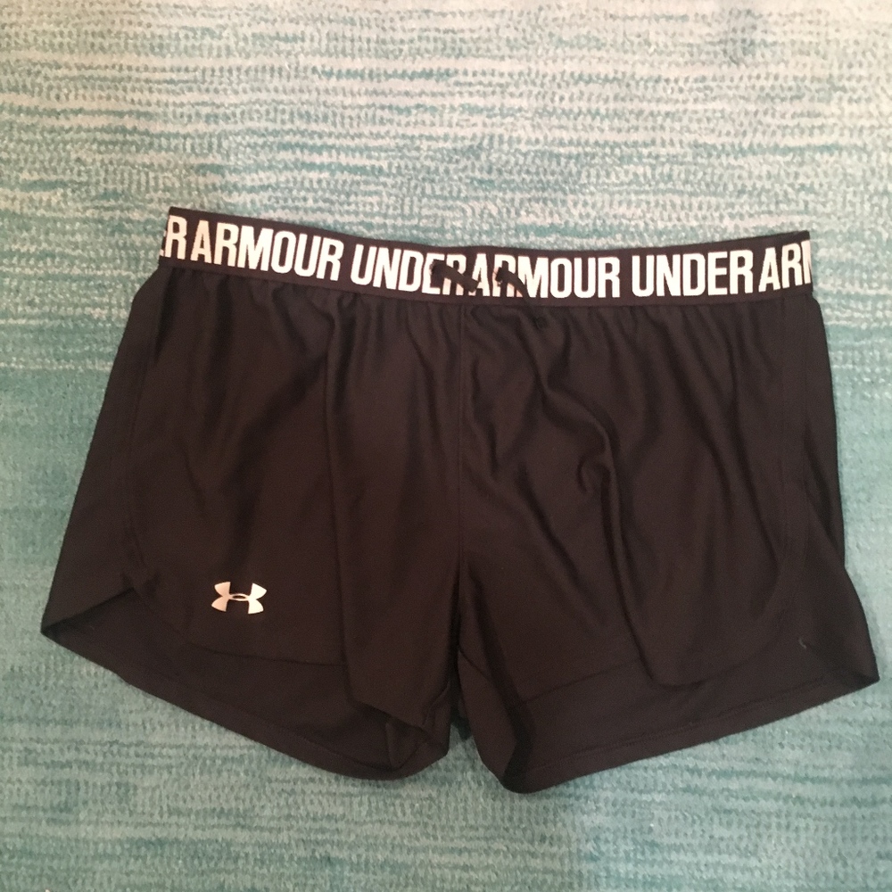 Black Women's Under Armor Shorts